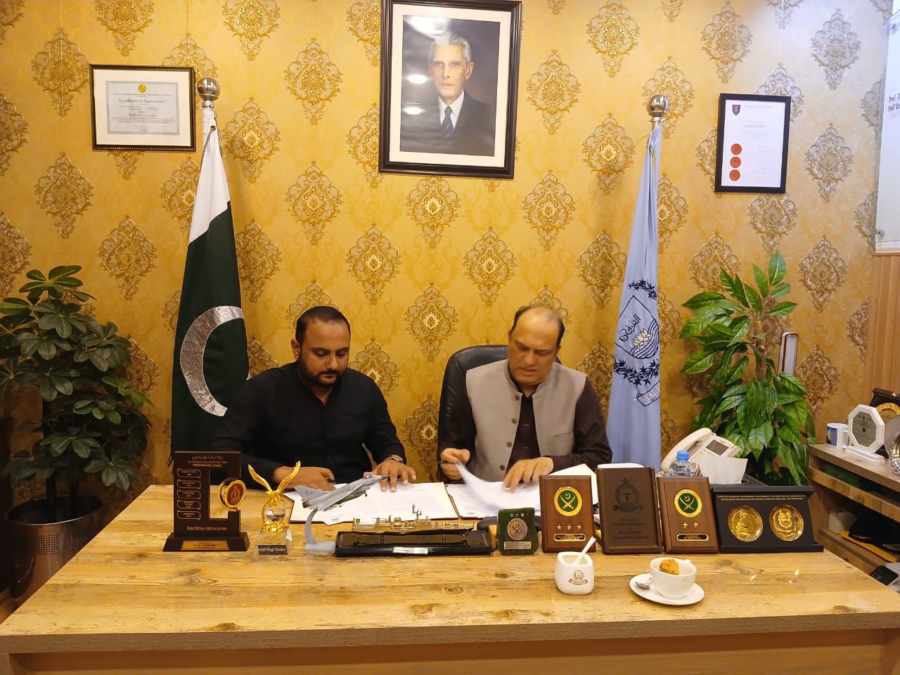 MOU Signing Ceremony With VC HSA , Islamabad